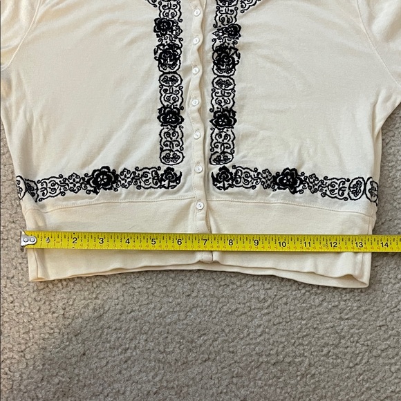 Vintage Lucky Brand Embroidered Button Up Blouse, Size M - Picture 6 of 9